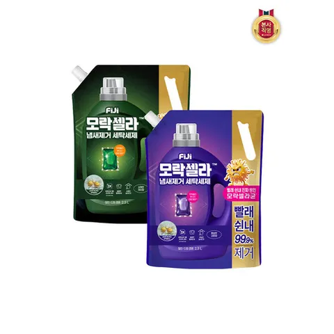 [피지]피지 모락셀라 액체세제 2.3L 리필 x 2개 (2종 택1)