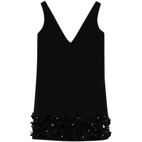 셀프 포트레이트 원피스 RS25120SBLACK Black