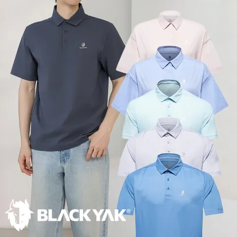 [ 롯데백화점 ][블랙야크 (행사)]남여 기능성 냉감 카라 반팔티셔츠 M아이스써클폴로티 1BYTSM4034,4005