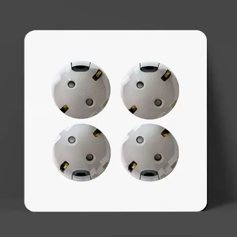 현대/매입4구콘센트/보조대포함