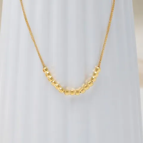 여자 순금 목걸이 [글로우 라인]