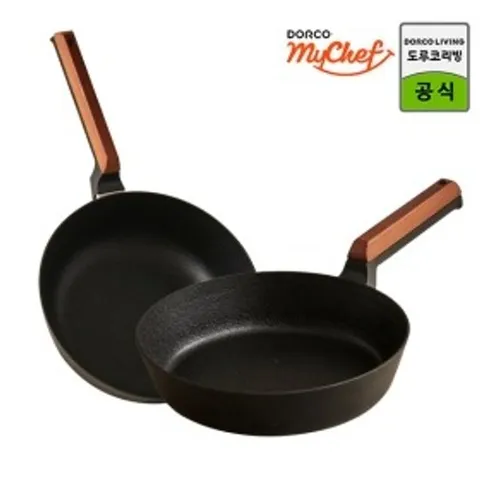 [도루코]도루코 마이셰프 헤이즐 IH 프라이팬28cm + 궁중28cm