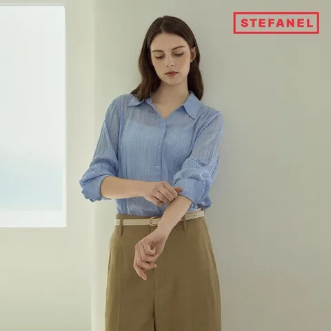 스테파넬 썸머 자카드 셔츠 2종