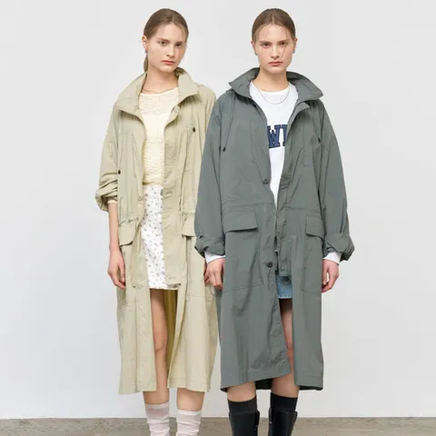 UNISEX 유틸리티 롱 사파리 점퍼 [3COL] / SBE1U07003-WOMAN