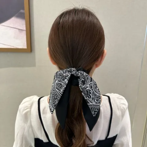 [오너클랜]인기상품 스트립 손수건 헤어 머리 끈 [WFFJBDS_25091