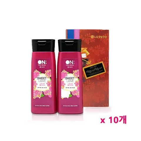 LG생활건강 온더바디 퍼퓸 바디워시 180ml 2개 세트 선물_10세트