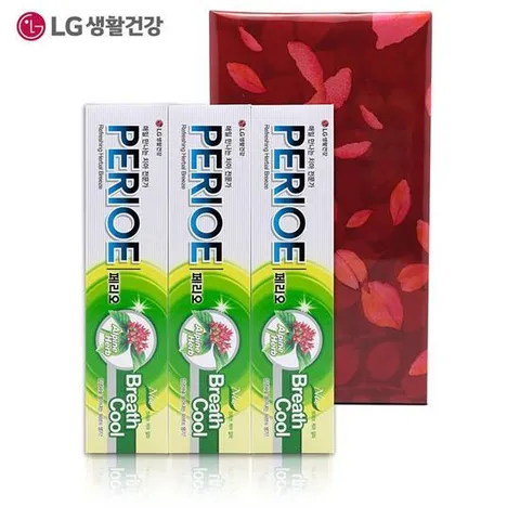 페리오 브레쓰케어 치약 160g(3) 세트 선물 명절 감사 LG생활건강