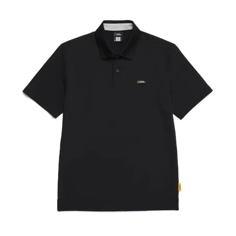 내셔널지오그래픽 N252UPL920 카리디 피케 반팔 티셔츠 CARBON BLACK