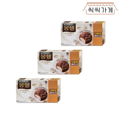 [씩씩가게] 몽쉘 오리지널 대용량 24입 x 3ea