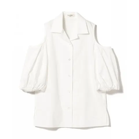 데미럭스 BEAMS 오픈 카라 디자인 셔츠