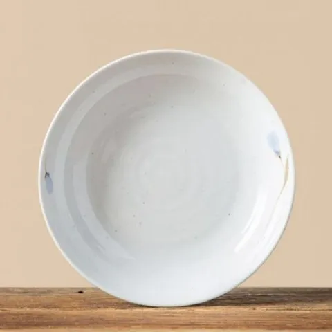 접시용품점 이천도자기 청꽃고백자 대 수육 접시 반찬기