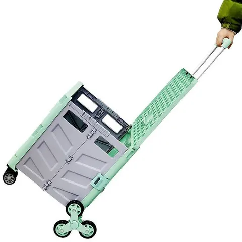 손수레 접이식 쇼핑 카트 계단 손수레 박스 폴딩 핸드 캐리어