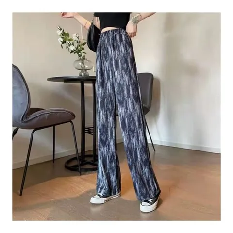 [오너클랜]인기상품 여자 여름 시원한 아이스 밴딩 일자팬츠 와