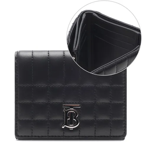 [버버리] 24SS 여성 롤라 퀼팅 3단 반지갑 (8064823 BLACK PALLADIO 24S)