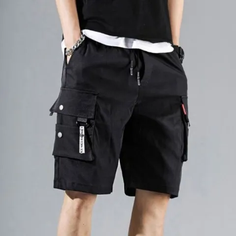 [오너클랜]인기상품 남자 여름 캐주얼 패션 코디 카고 건빵 검은