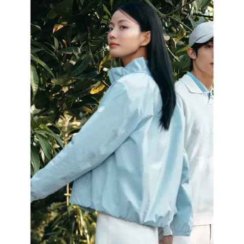 빈폴골프 여성 안감 바람막이 점퍼 - 스카이 블루 BJ5239A03Q