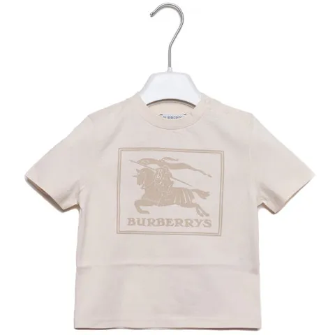 [버버리] 24SS EKD 프린트 반팔티셔츠 (8077992 PALE CREAM 24S)