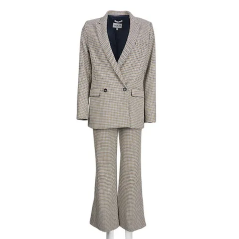 (명품) 폴앤조 55 FW 그레이 체크 자켓 & 팬츠