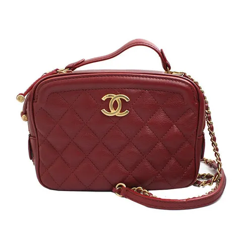 (명품) 샤넬 빈티지 금장 코스메틱 카메라 크로스백 2