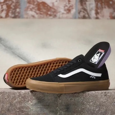 [ AK백화점 ][VANS] 공용 검솔 스케이트 올드스쿨 단화 VN0A5FCBB9M BLACK
