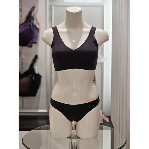 [ AK백화점 ][트라이엄프] 슬로기 제로필 심리스 무봉제 브라 탕가 T팬티 세트 S