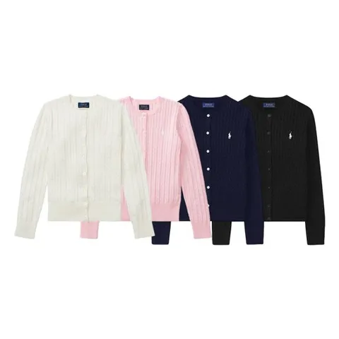 [폴로랄프로렌]랄프 로렌 걸즈 케이블 꽈배기 가디건