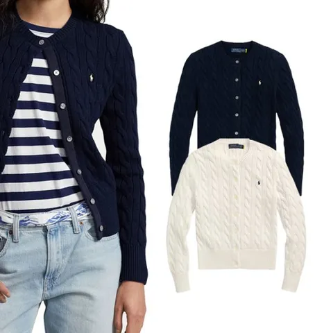 [폴로랄프로렌]랄프 로렌 여성 꽈배기 가디건