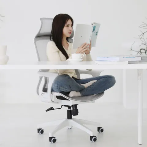 린백 컴퓨터 사무실 책상 공부 학생 허리 편한 풀메쉬 의자 LB834H