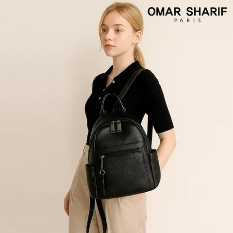 [오마샤리프] 천연 소가죽 여성백팩 OS8093