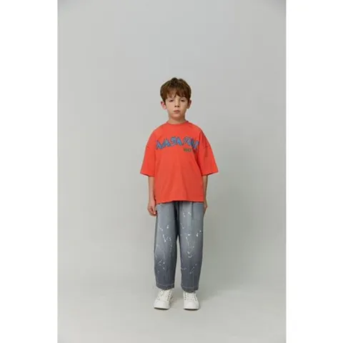 [ 현대백화점 ][매직에디션HU]덕콰이어트 DQ52-PT108GR 페인팅 바지 25년 여름 SS신상 팬츠 아동복 선물 현대울산