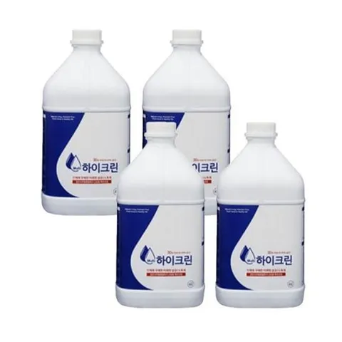 다용도 하이크린 스타일 살균소독제 4L 4개 고품질 병 살균소독제