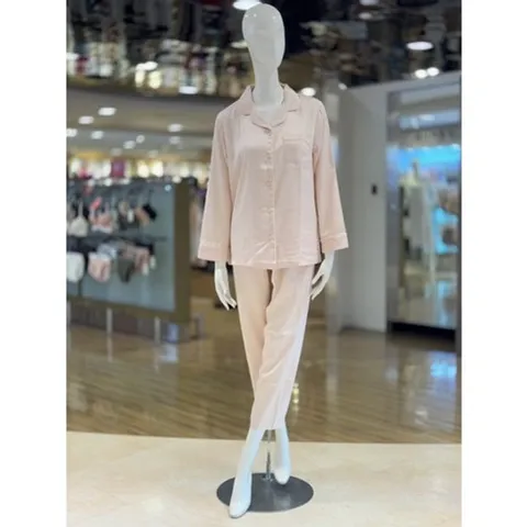 [ 현대백화점 ][비비안] (WP8846A) 폴리사틴 실크핏 여성잠옷세트