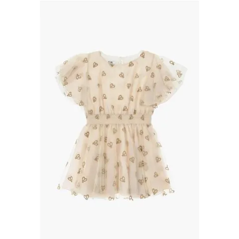 키즈 디올 원피스 4SBH11DRSXNY 296 Beige