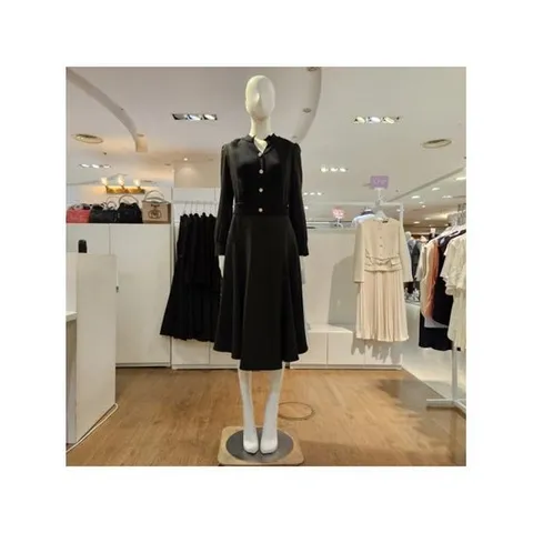 [미센스]  MB4XOPMD04Z 니트배색플레어원피스