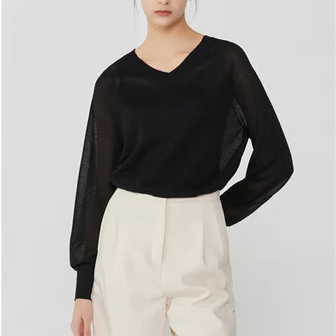 레이나 슈리 시스루 니트