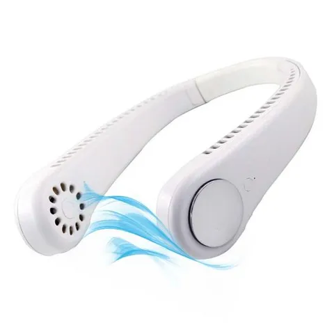 시원한 여름 휴대용 공기순환 듀얼모터 목걸이 선풍기