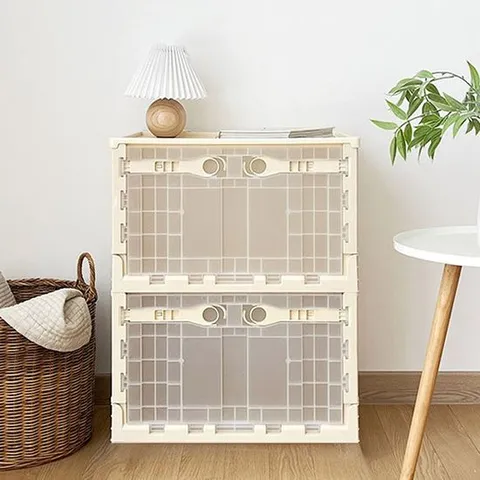 의류정리함 플라스틱박스 63L+덮개 옷장수납함