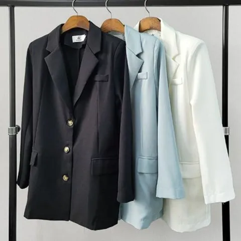 위너즈 베이직 롱자켓 UUW002 더블 코트 바람막이 자켓 흐 여