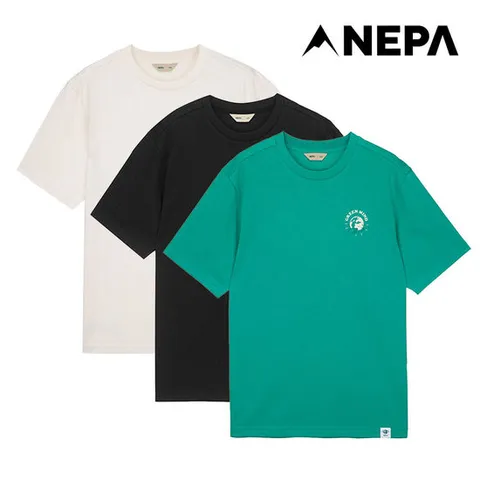 네파 공용 그린마인드 C/P 반팔 티셔츠 (루즈핏) 7ID5342
