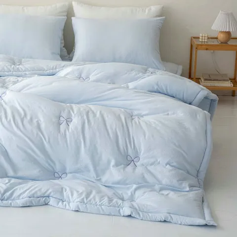 리본 세미마이크로 사계절이불 킹LK[이불패드세트]