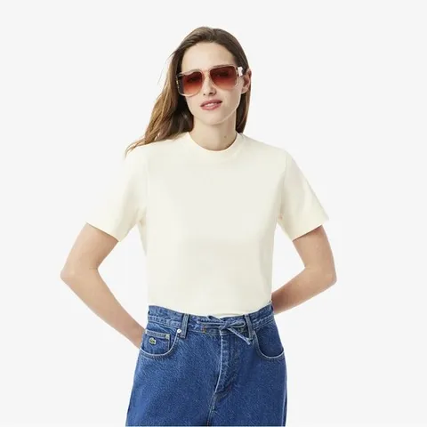 라코스테 공식 여성 엠보 로고 반팔 티셔츠 TF0355-55G XFJ