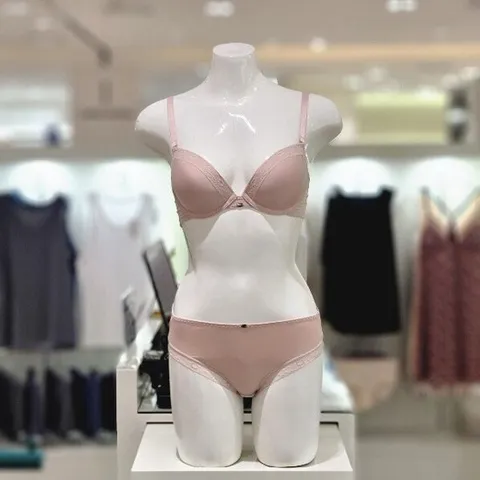 [ AK백화점 ][엘르] 스킨 컵라인 레이스 브라햄세트 EDWBR871SK EDWBP871SK