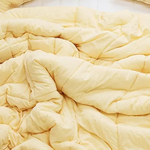 침대이불세트 가을 간절기 차렵이불 이불 퀸 Q 옐로우