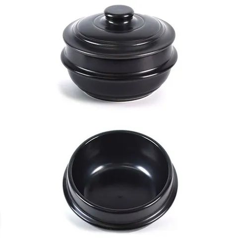 고강도 무균열 무흡수 도자기 뚝배기 뚜껑솥 14cm 7