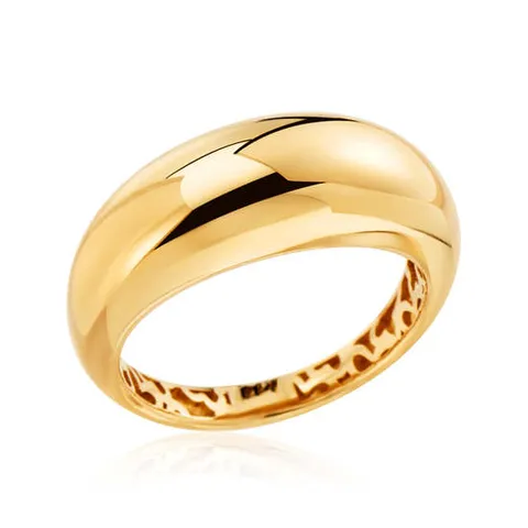 [비앤비골드] 18K 라운드 럭스 볼륨 볼드 반지 IGR40678