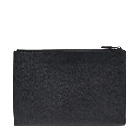 (명품) 블랙 카프스킨 리바이벌 남성 클러치 24 04