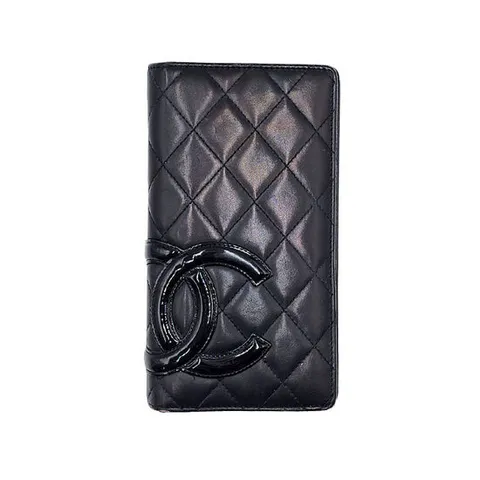 (명품) 샤넬 깜봉 블랙 장지갑  13