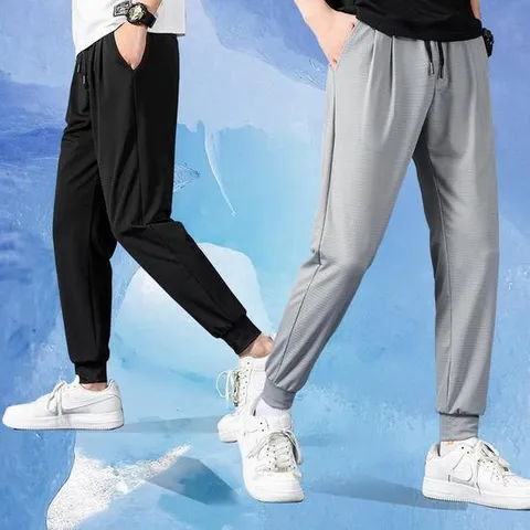 남자 메쉬 조거팬츠 여름 아이스 스판 쿨바지 트레이닝바지