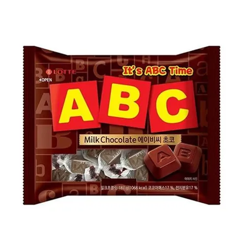 6000 ABC초콜렛 200g 롯데제과