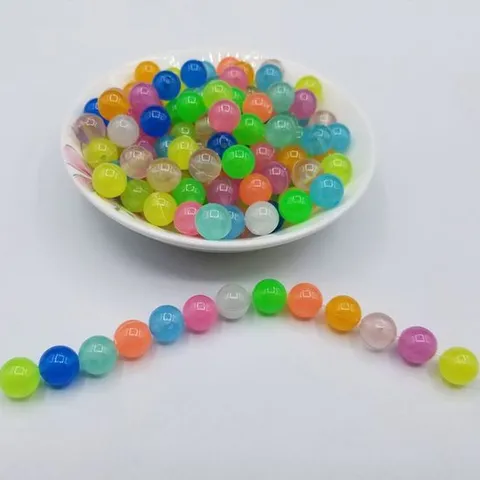 야광 구슬 8mm 1봉지(1950개)비드 DIY재료 팔